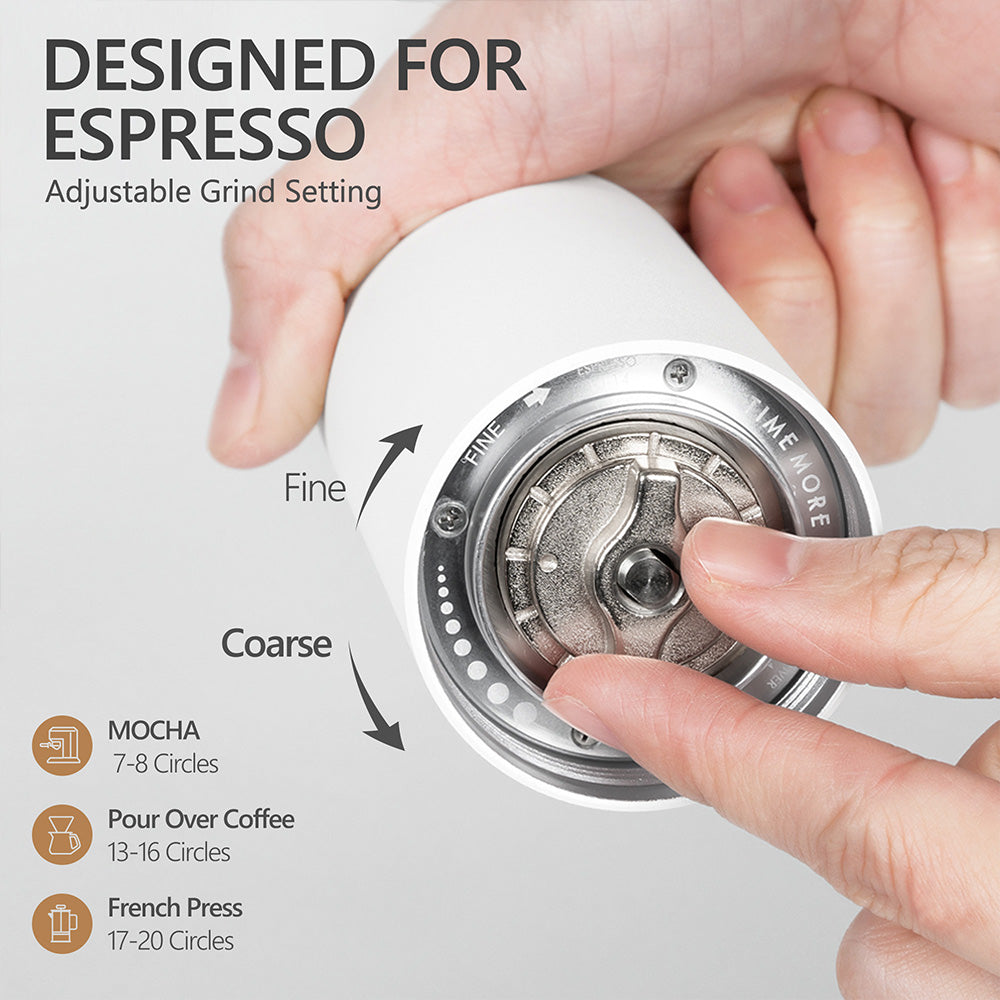 TIMEMORE Manual Coffee Grinder Chestnut C3 Max Black(Best Seller)